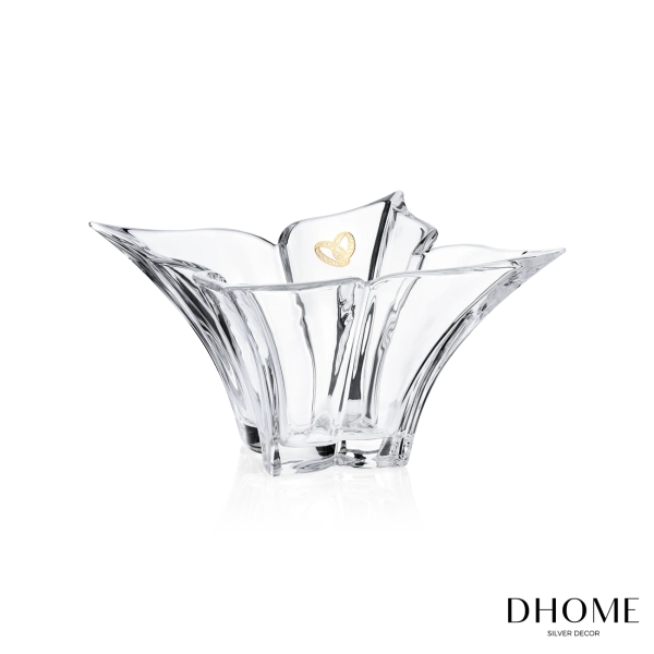TAZA DE CRISTAL C/ APLICACION EN PLATA 50 ANIVERSARIO 36CM 2