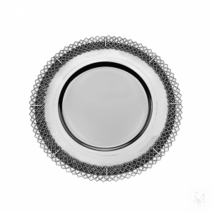 Segnaposto D.-33cm - Bordo Fusione Rombi 1