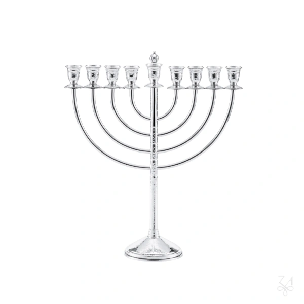 Menorah Small -Mod. Decor, Hammered 1
