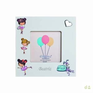 Moldura Criança home Bailarinas 2