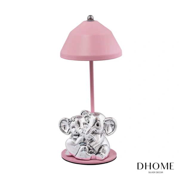 LAMPARA ROSA ELEFANTE 22CM 1
