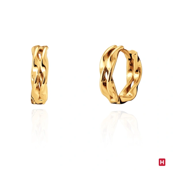 Hoops Earrings Hassu Golden 2