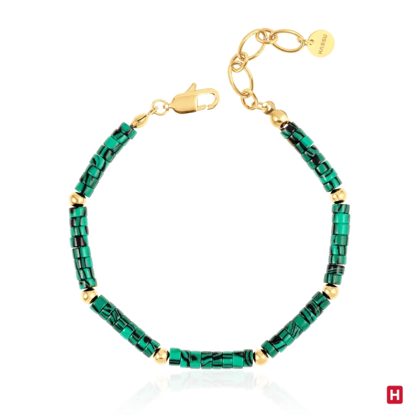 Pulseira Hassu Golden - Green 2