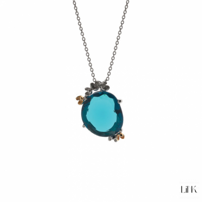 COLLAR PLATA925 Y ORO9K - ROMANCE DE PRIMAVERA 1