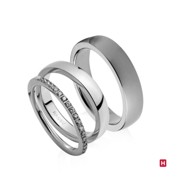 Set Wedding Rings Hassu Urban 1