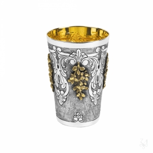 Kiddush Set - Mod. Williamsburg 2017 Gold Plated 2