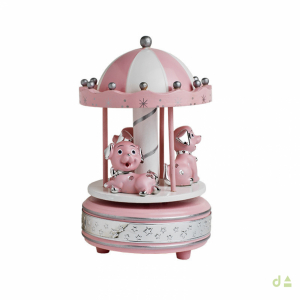 CARRUSEL PERROS ROSA 1