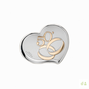 Quadro Coração Dhome Bodas de Ouro 1