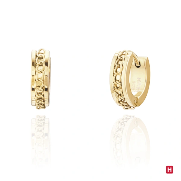 Hoops Earrings Hassu Golden 1