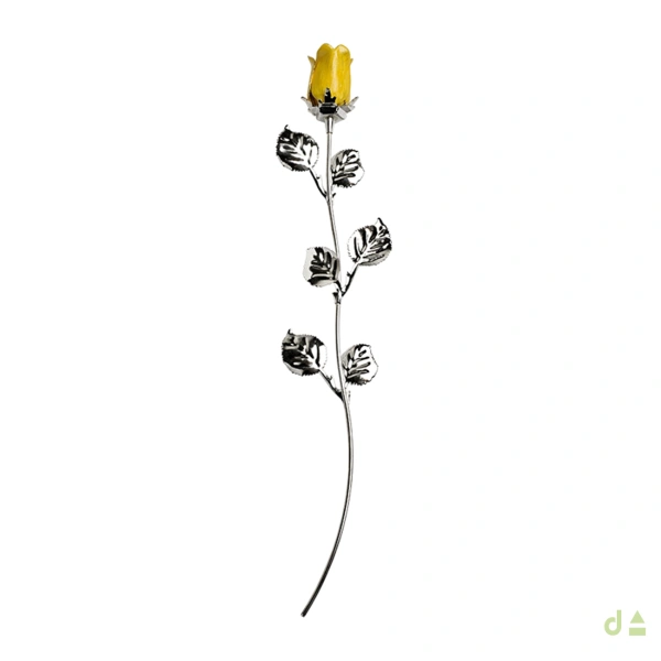 Bibelot Dhome - Rosa amarela 1