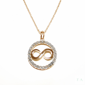 COLLAR EN PLATA CON INFINITO 1