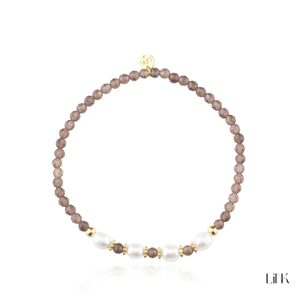 Bracelet Link Smoky Quartz 1