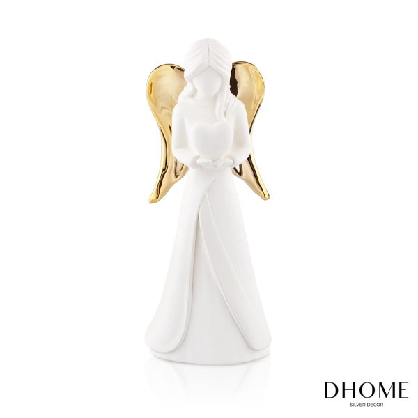 Bibelot Anjo c/ coração 2