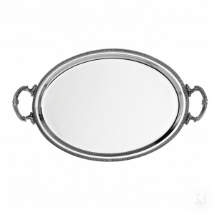 Oval Tray - Model Impero - 48x37cm - With Handles 1