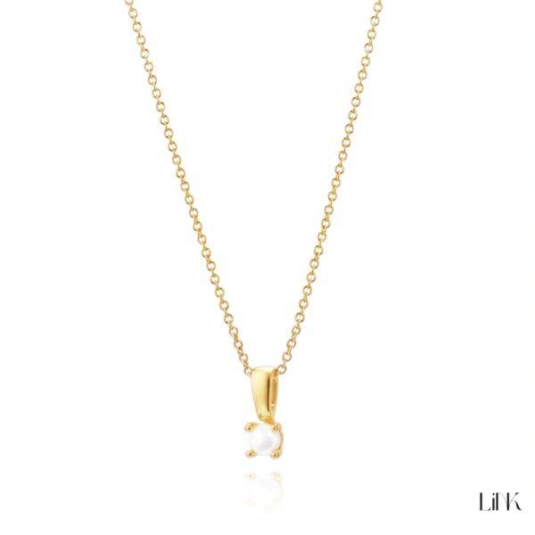 COLLAR LINK C/ PERLA 1