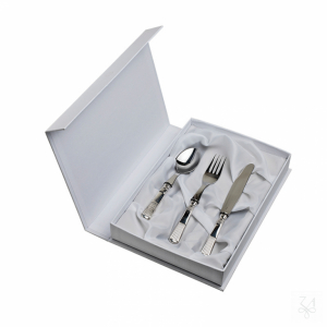 CUBIERTO EN PLATA INFANTIL 3PC - IMPERO 2