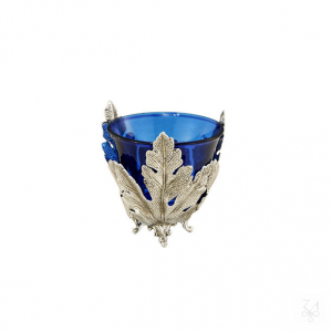 Salt Holder w/ Blue Crystal 1