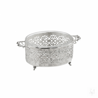 Oval Salt Holder with Handles 1