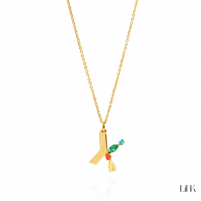 Necklace LINK - Letter X 1