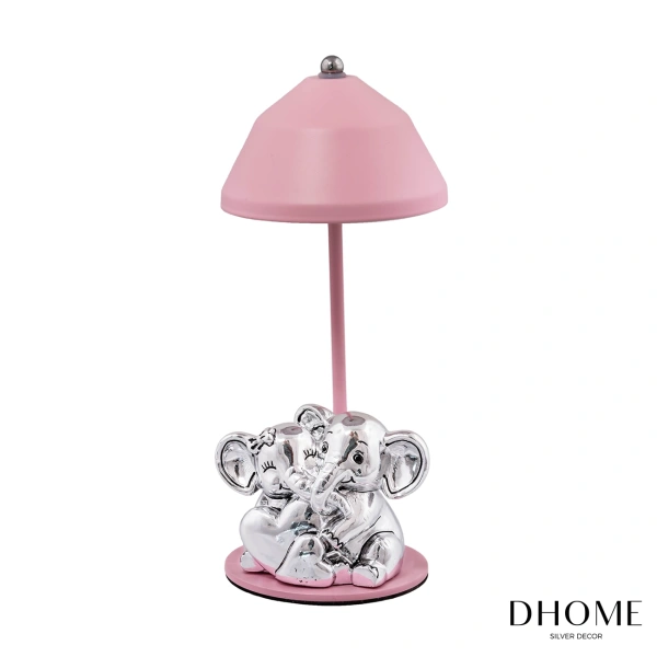 LAMPARA ROSA ELEFANTE 22CM 2