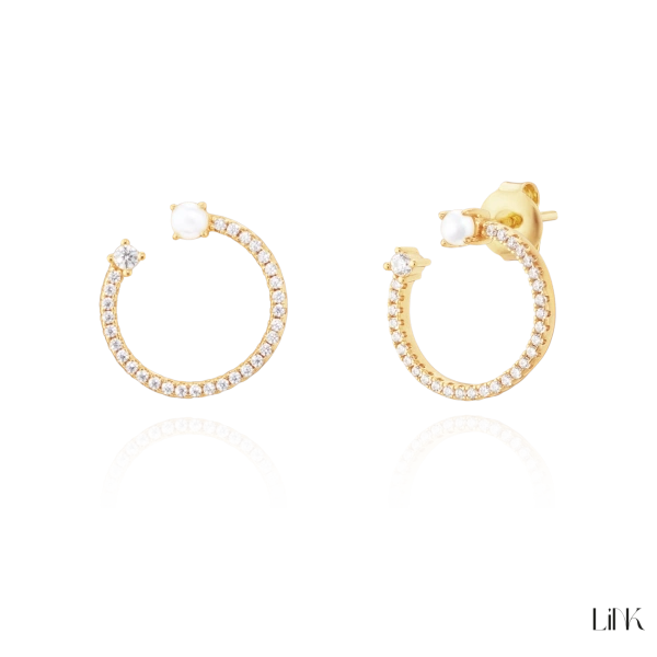Earrings Link Golden 2