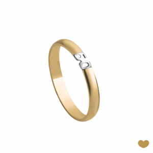 Aliança 50 Anos Passion Gold 19.2k 1
