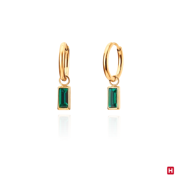 Argolas Hassu Golden - Green 2
