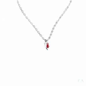 COLLAR TRINITY EN PLATA- MOD. SABRINA CON ESMALTE 1