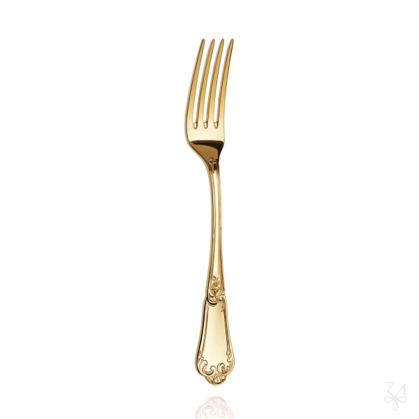 Table Fork - Mod. Floreale - Gold 14kt 2