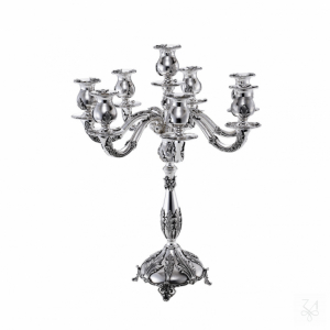 Candelabra 8L - Mod. Acanthus and Flowers 1