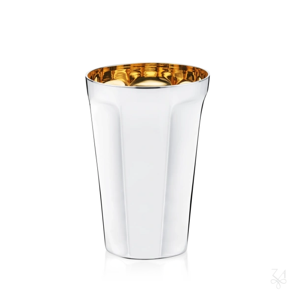 STERLING SILVER RELIGIOUS PLAIN ZURICH CUP GOLD INSIDE 2