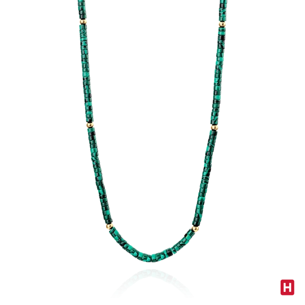 Colar Hassu Golden - Green 2