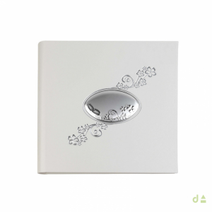 ALBUM BLANCO C/ PLACA OVAL ALIANZAS - 30X30 1