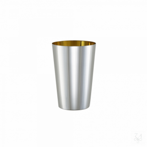 Kiddush Cup - Mod. Plain, Gold Inside 1