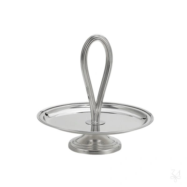 SILVER PLATED CAKE-STAND DIA.15 1