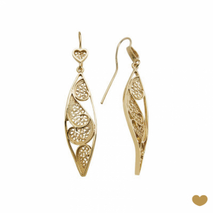 Brincos Filigrana Passion Gold 19k 1