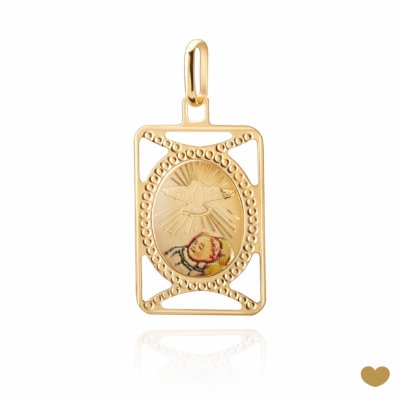 Medalha Batismo Passion Gold 19.2k 1