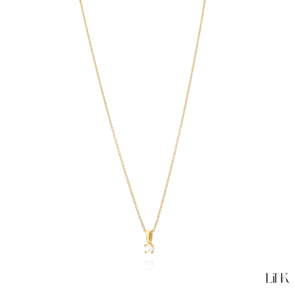 COLLAR LINK C/ PERLA 4