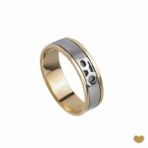 Aliança 50 Anos Passion Gold 9k 1