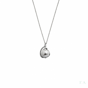 COLLAR CON CIRCONIA Y PERLA 1