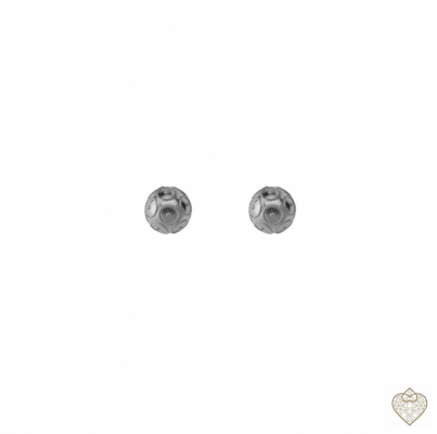 PENDIENTES EN PLATA  BOLA VIANA 6MM 1