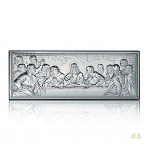 CUADRO ICON CENA CRISTO 6X15 1
