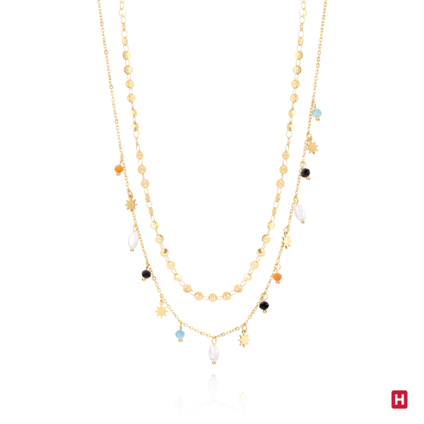 Necklace Hassu Charms Golden 2