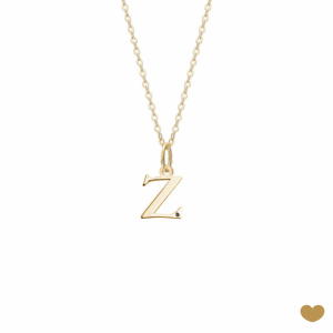 Colar Passion Gold 19.2k - Letra Z 1
