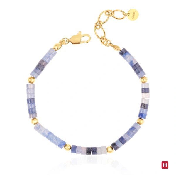 Bracelet Hassu Golden - Blue 1