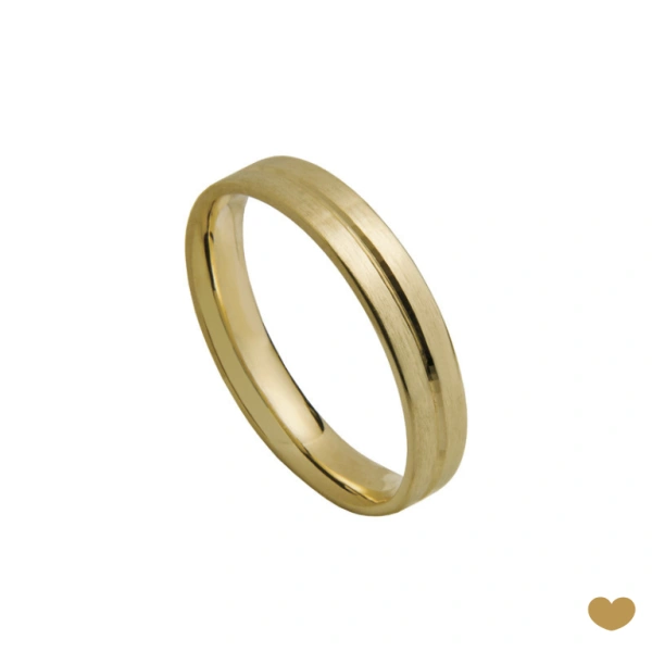 Aliança Passion Gold 9k - 3.5 mm 1