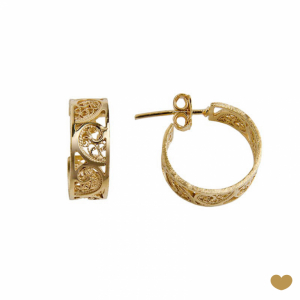 Argolas Filigrana Passion Gold 19k 1