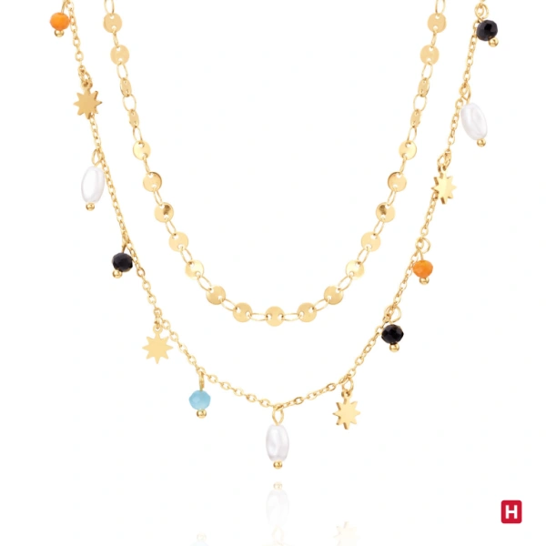 Necklace Hassu Charms Golden 1
