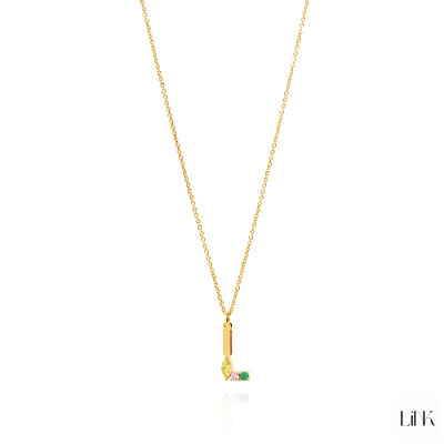 Necklace LINK - Letter L 2
