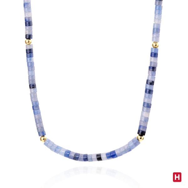 Colar Hassu Golden - Blue 3